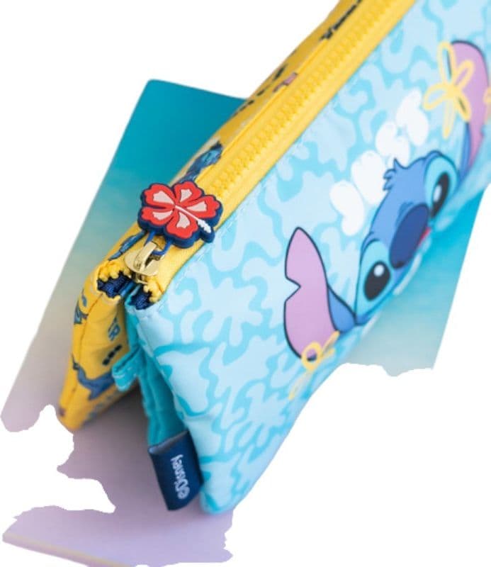 Disney Stitch - Astuccio a 3 scomparti della collezione Tropical - 12