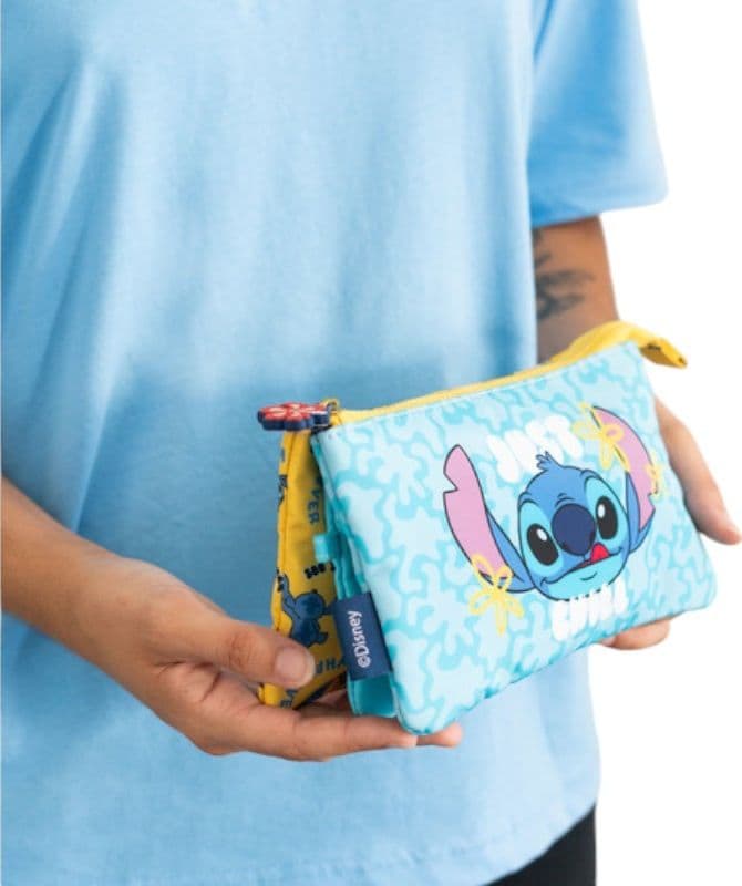 Disney Stitch - Astuccio a 3 scomparti della collezione Tropical - 14