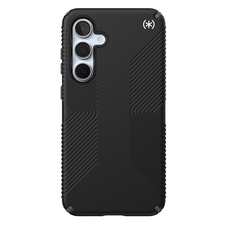 Speck Presidio2 Grip - Custodia per Samsung Galaxy S24 FE (Nero/Grigio Ardesia/Bianco) - 10