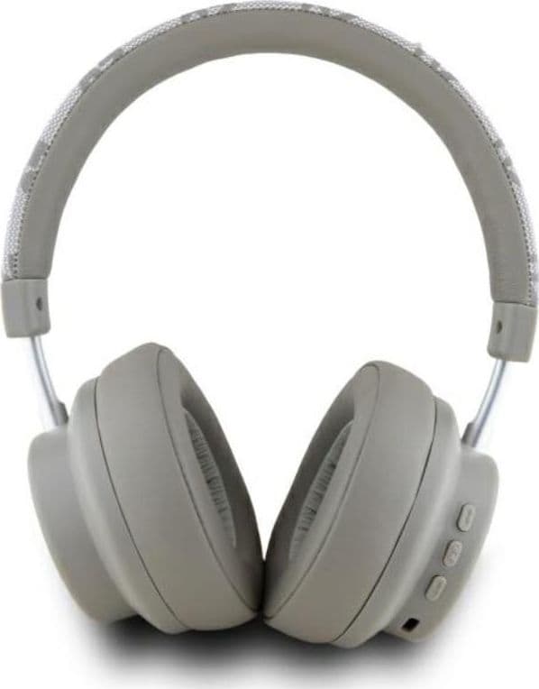 DKNY Checkered Pattern - Wireless Over-Ear Bluetooth Headphones V5.3 (Beige) - 3