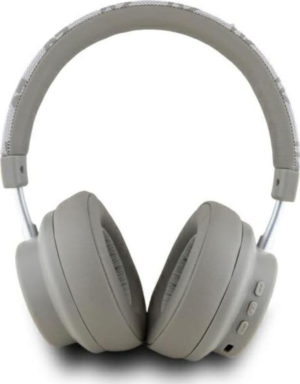 DKNY Checkered Pattern - Wireless Over-Ear Bluetooth Headphones V5.3 (Beige) - 6