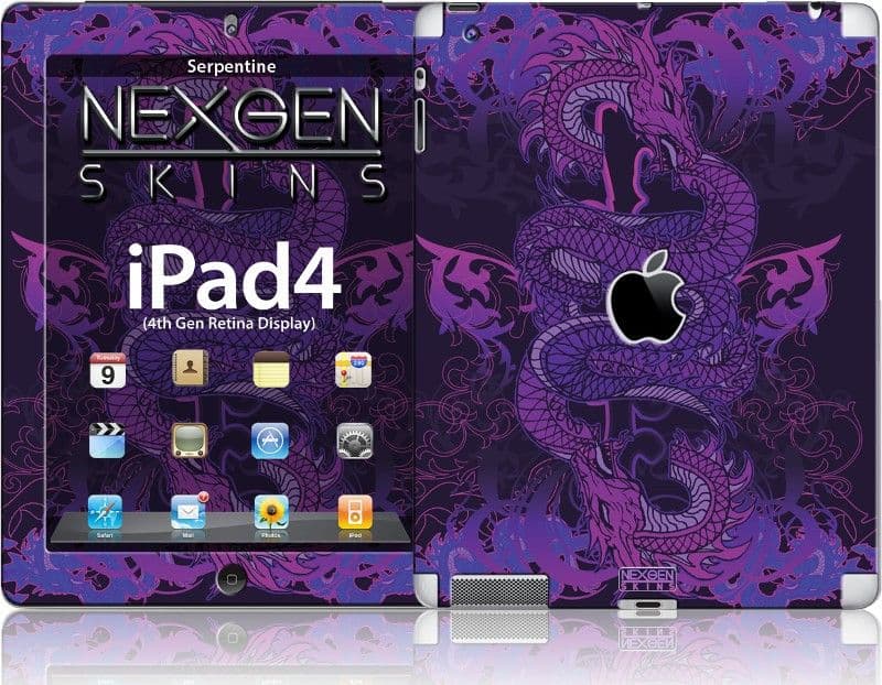 Nexgen Skins with 3D effect for iPad 2/3/4 (Serpentine 3D) - 4