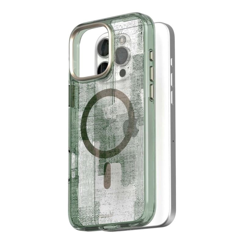 Moshi iGlaze MagSafe - Case for iPhone 16 Pro Max (Sunlit Green) - 11