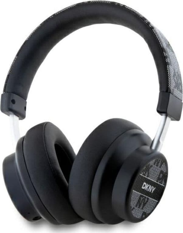 DKNY Checkered Pattern - Wireless Over-Ear Bluetooth Headphones V5.3 (Black) - 4