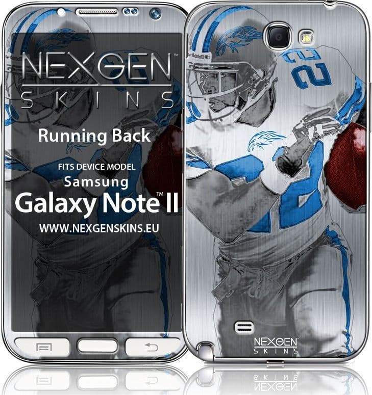 Nexgen Skins with 3D effect for Samsung Galaxy Note 2 (Running Back 3D) - 4