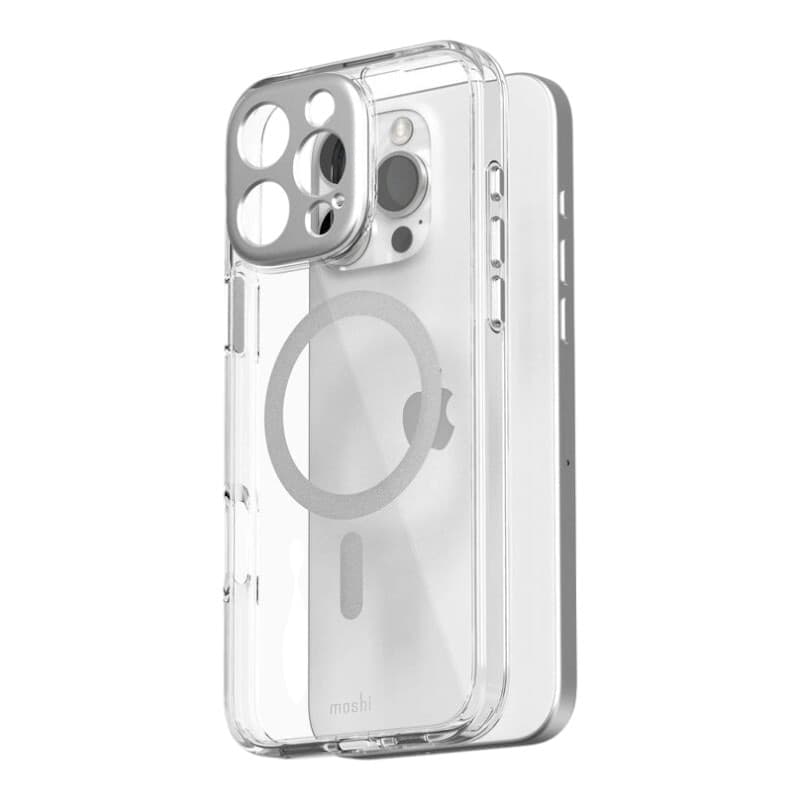 Moshi iGlaze MagSafe - Case for iPhone 16 Pro Max (Luna Silver) - 10