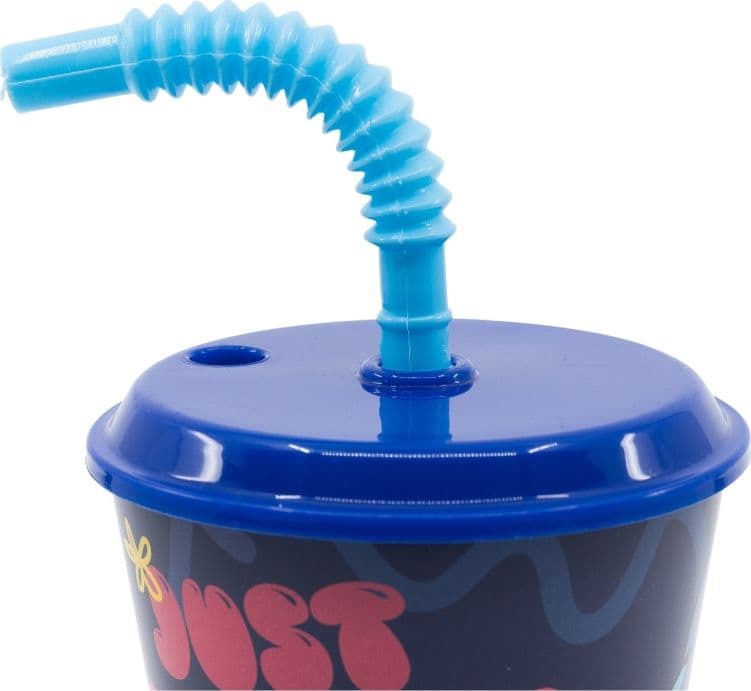 Disney Stitch - Collezione Palms - Tazza con cannuccia 430 ml - 3