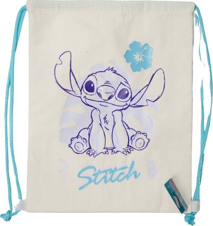 Disney Stitch - Zaino/Borsa con coulisse (30 x 40 cm) - 3