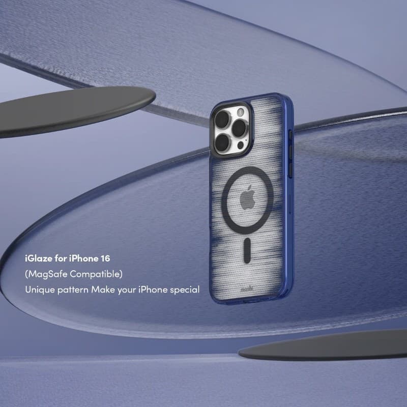 Moshi iGlaze MagSafe - Case for iPhone 16 Pro (Dusk Indigo) - 4