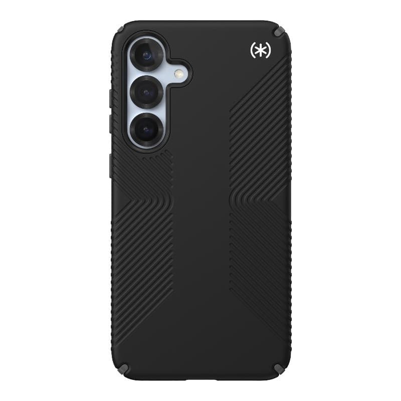 Speck Presidio2 Grip - Custodia per Samsung Galaxy S25+ / 24+ (Nero/Grigio ardesia/Bianco) - 9