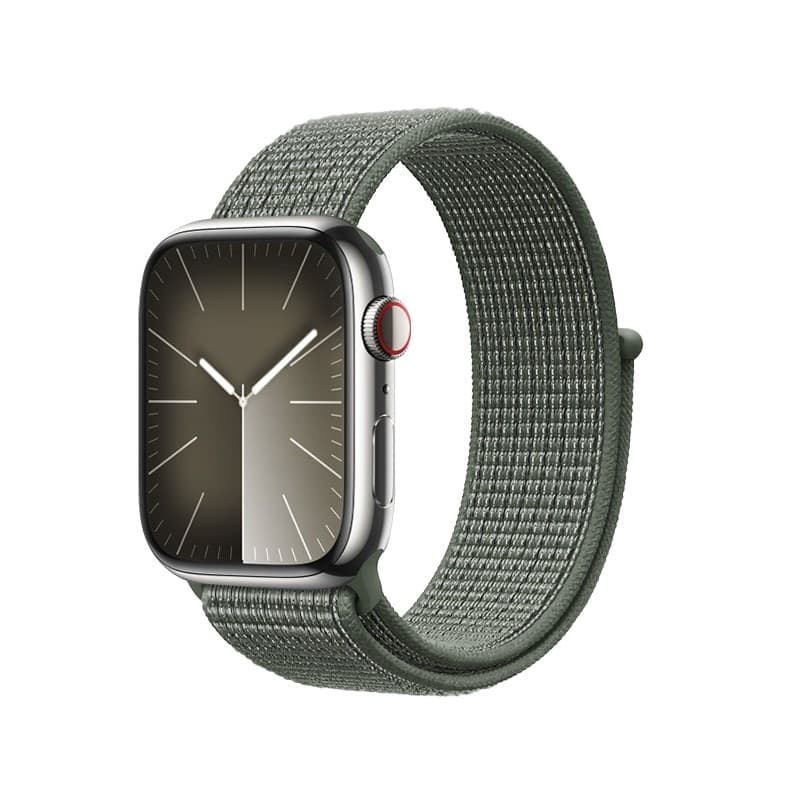 Crong Nylon - Cinturino Sportivo per Apple Watch 38/40/41/42 mm (Verde Militare) - 11