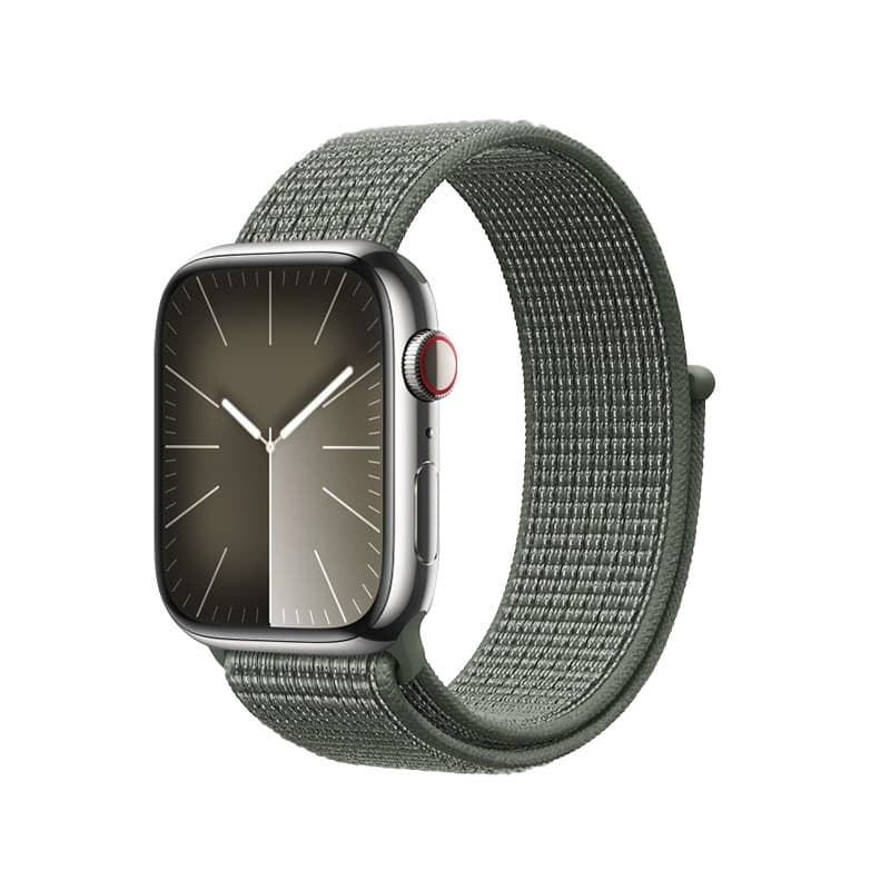 Crong Nylon - Cinturino Sportivo per Apple Watch 38/40/41/42 mm (Verde Militare) - 4