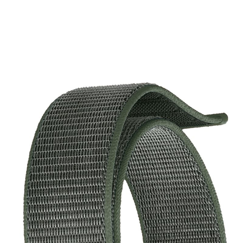 Crong Nylon - Cinturino Sportivo per Apple Watch 38/40/41/42 mm (Verde Militare) - 5