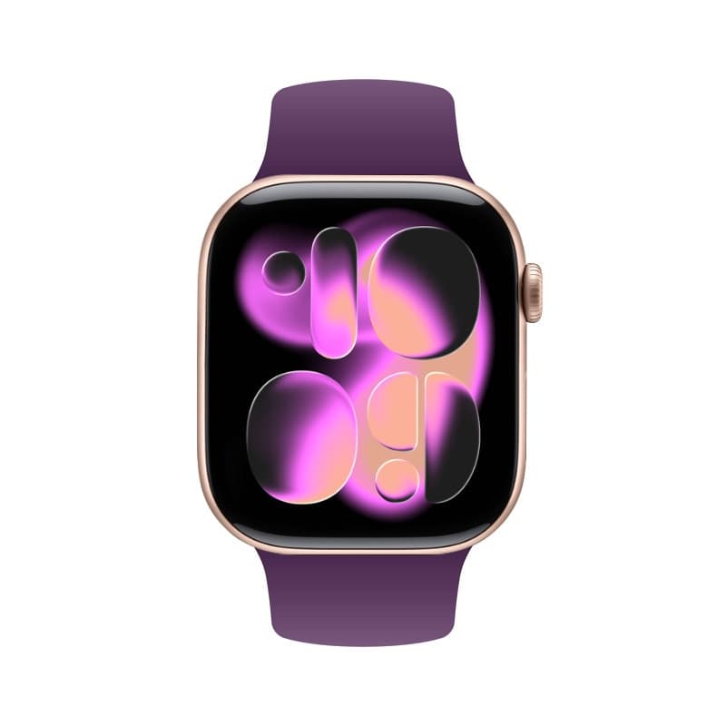 Crong Liquid - Cinturino per Apple Watch 38/40/41/42 mm (prugna) - 2
