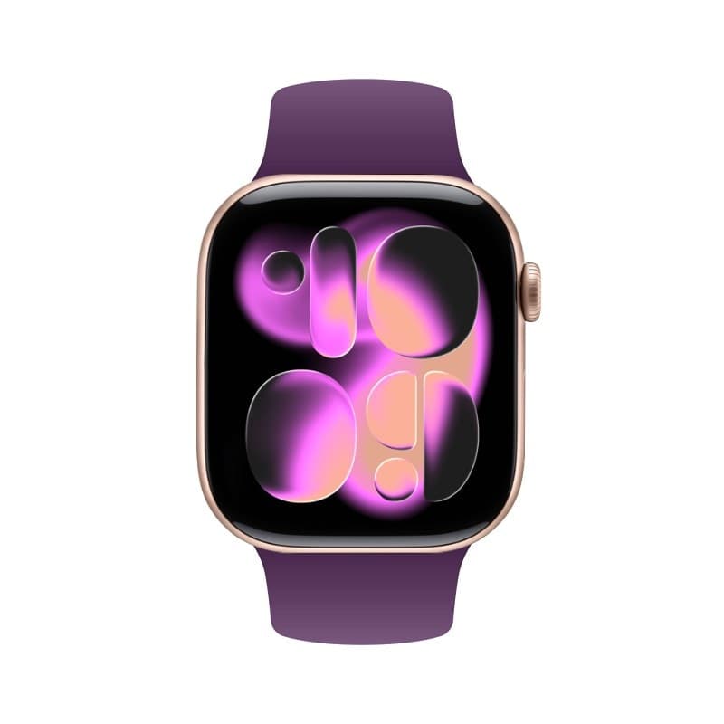 Crong Liquid - Cinturino per Apple Watch 38/40/41/42 mm (prugna) - 11