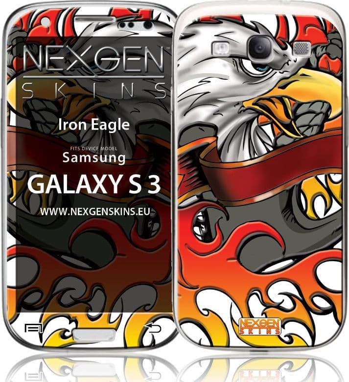 Nexgen Skins with 3D effect for Samsung Galaxy S3 (Iron Eagle 3D)