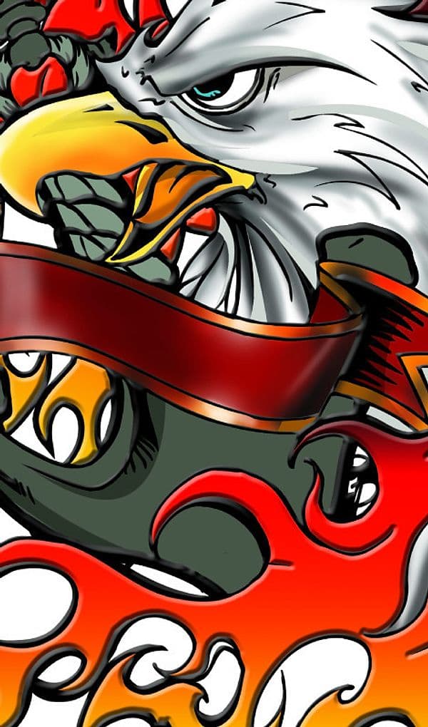 Nexgen Skins with 3D effect for Samsung Galaxy S3 (Iron Eagle 3D) - 2