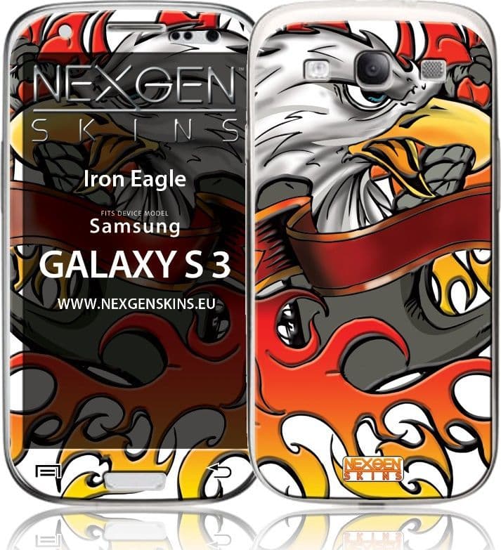 Nexgen Skins with 3D effect for Samsung Galaxy S3 (Iron Eagle 3D) - 5