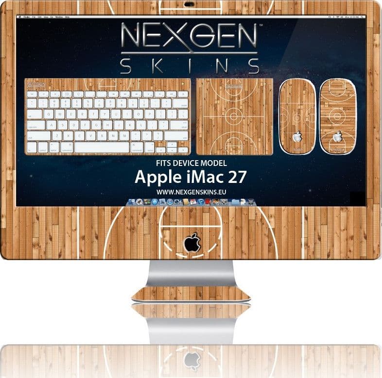 Nexgen Skins with 3D effect for iMac 27" (Hardwood Classic 3D) - 6
