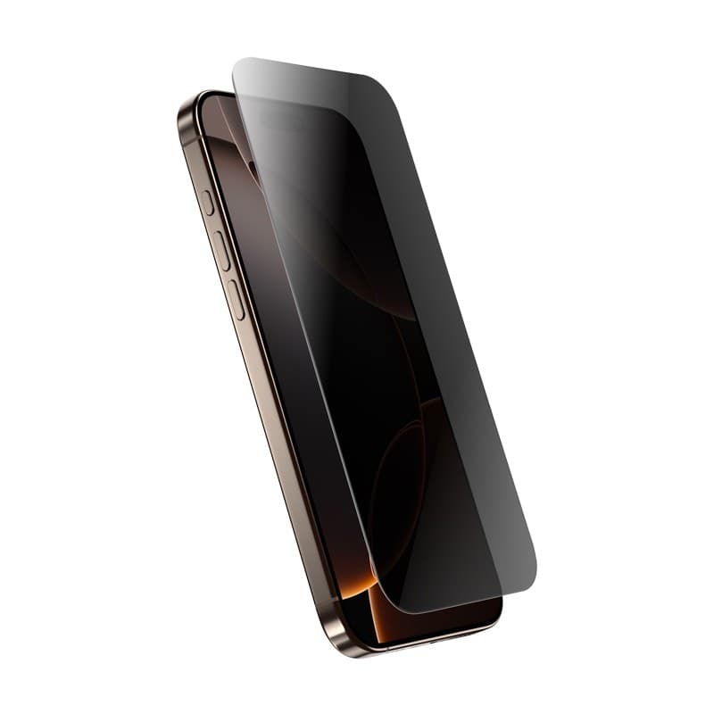 Crong Privacy 3D Armor Glass - Vetro temperato per la privacy iPhone 17 Pro Max / iPhone 16 Pro Max - 9