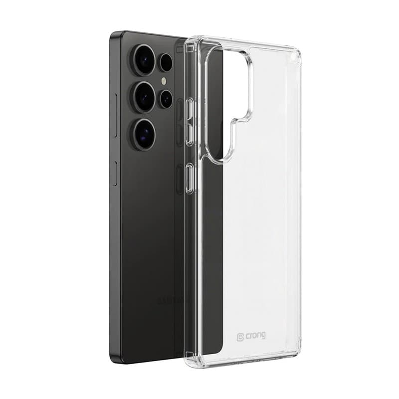 Crong Crystal Shield Cover - Custodia per Samsung Galaxy S25 Ultra (trasparente) - 4