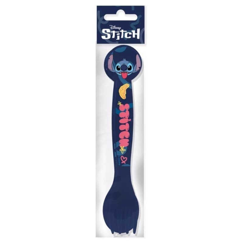 Disney Stitch - Set di posate in plastica della collezione Palms (cucchiaio e forchetta) - 2