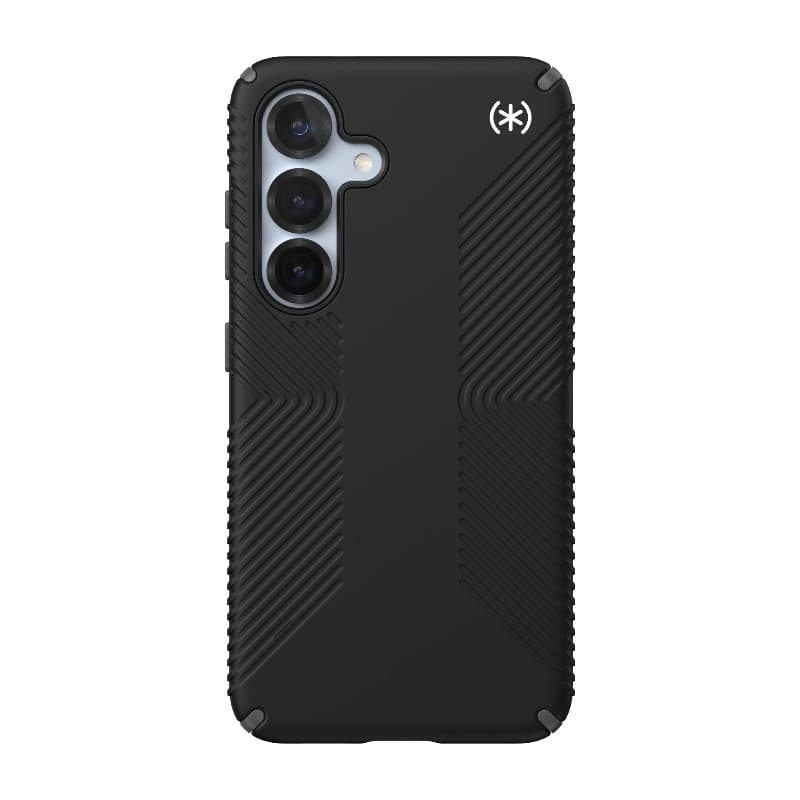 Speck Presidio2 Grip Magnet - Custodia MagSafe per Samsung Galaxy S25/24 (Nero/Grigio Ardesia/Bianco) - 9