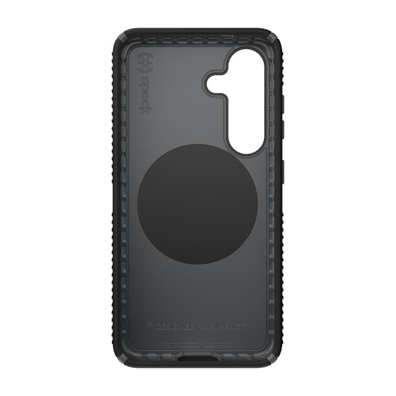 Speck Presidio2 Grip Magnet - Custodia MagSafe per Samsung Galaxy S25/24 (Nero/Grigio Ardesia/Bianco) - 10