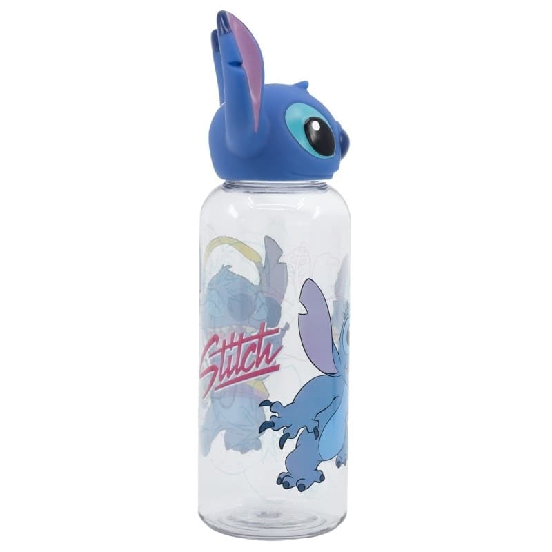 Disney Stitch - Bottiglia da 560 ml con tappo 3D della collezione Flowers - 6