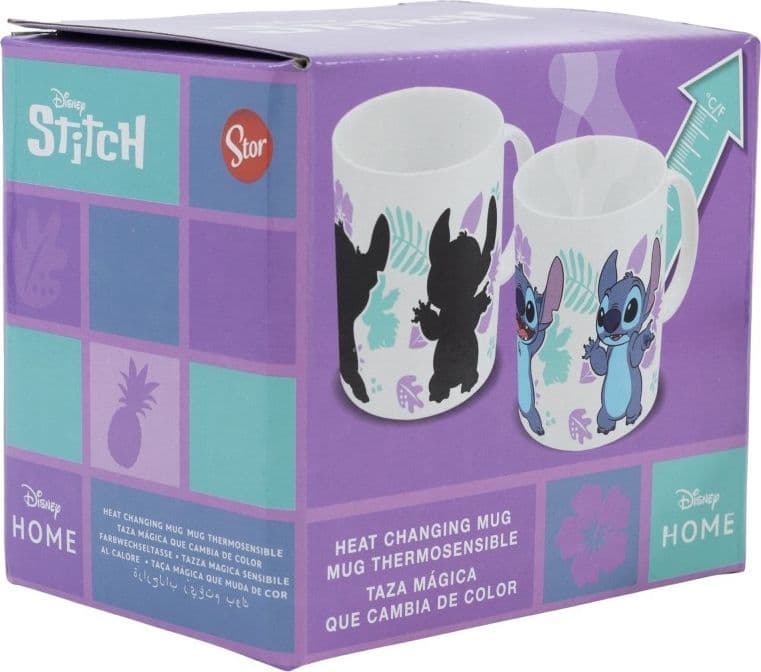 Disney Stitch - Tazza in ceramica che cambia colore in confezione regalo della collezione Stitch & Angel da 325 ml - 11