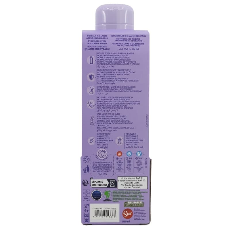 Disney Stitch - Collezione Palms Borraccia Termica in Acciaio Inox 515 ml - 4