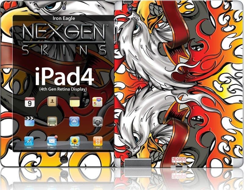 Nexgen Skins with 3D effect for iPad 2/3/4 (Iron Eagle 3D) - 5