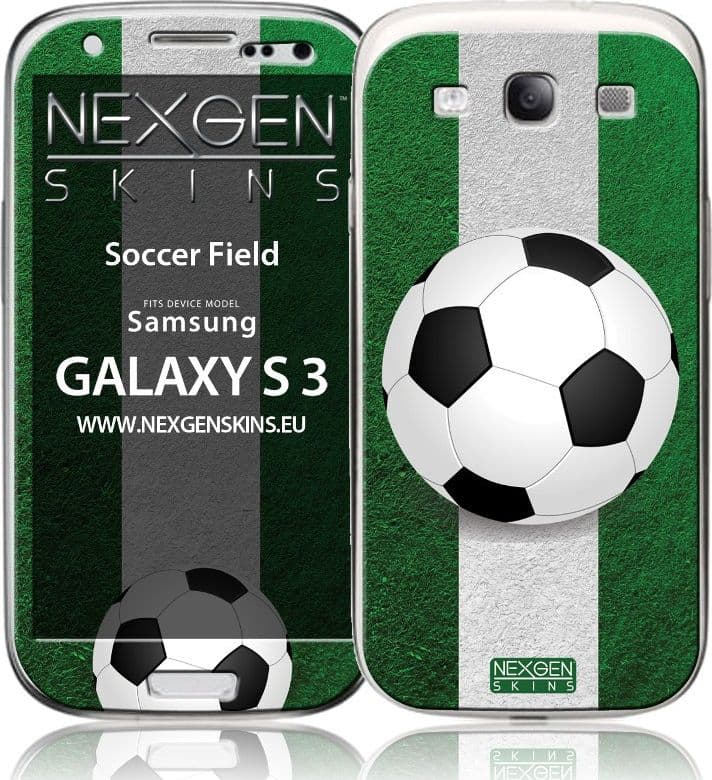 Nexgen Skins with 3D effect for Samsung Galaxy S3 (Soccer Field 3D) - 4