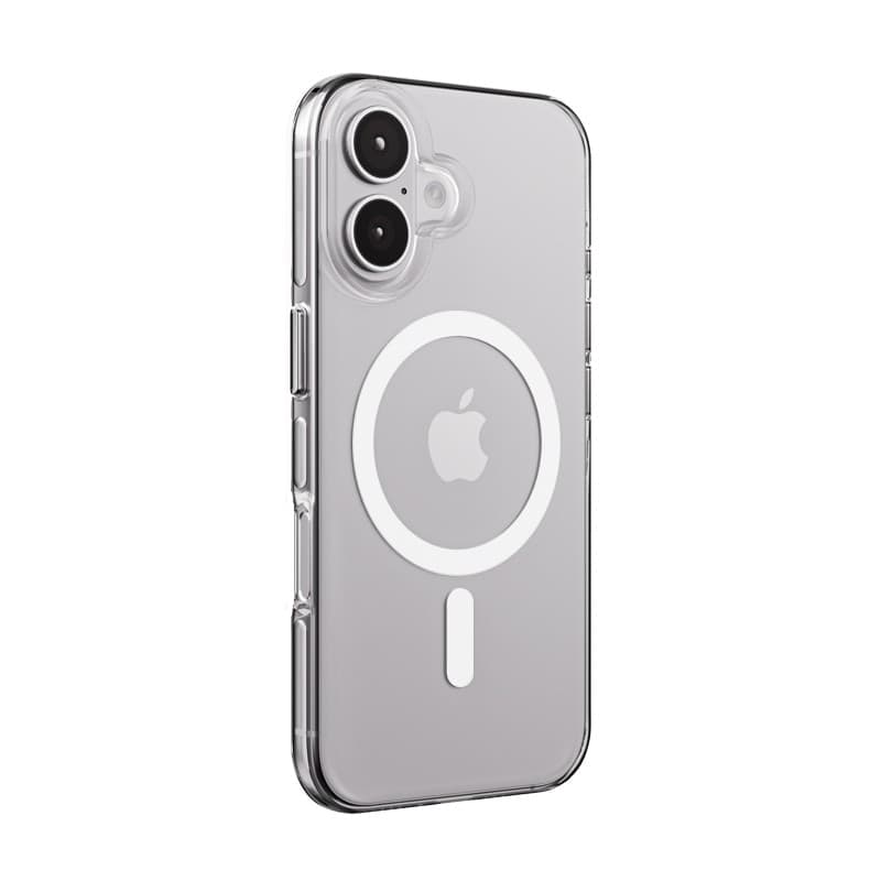 Crong Clear MAG Pro - Custodia MagSafe per iPhone 16 (trasparente) - 13