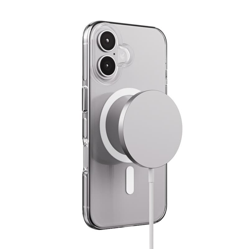 Crong Clear MAG Pro - Custodia MagSafe per iPhone 16 (trasparente) - 14
