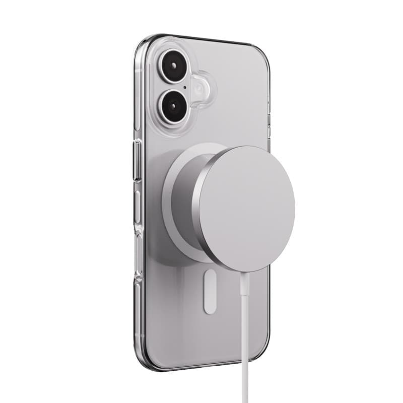 Crong Clear MAG Pro - Custodia MagSafe per iPhone 16 (trasparente) - 5
