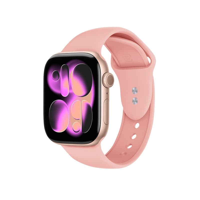 Crong Liquid - Cinturino per Apple Watch 38/40/41/42 mm (Salmone)