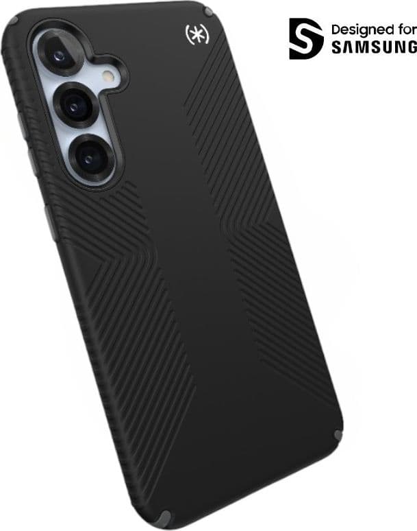 Speck Presidio2 Grip Magnet - Custodia MagSafe per Samsung Galaxy S25+ / 24+ (Nero/Grigio ardesia/Bianco) - 11
