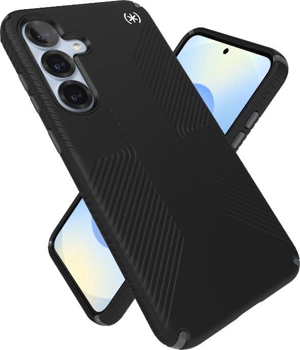 Speck Presidio2 Grip Magnet - Custodia MagSafe per Samsung Galaxy S25+ / 24+ (Nero/Grigio ardesia/Bianco) - 8