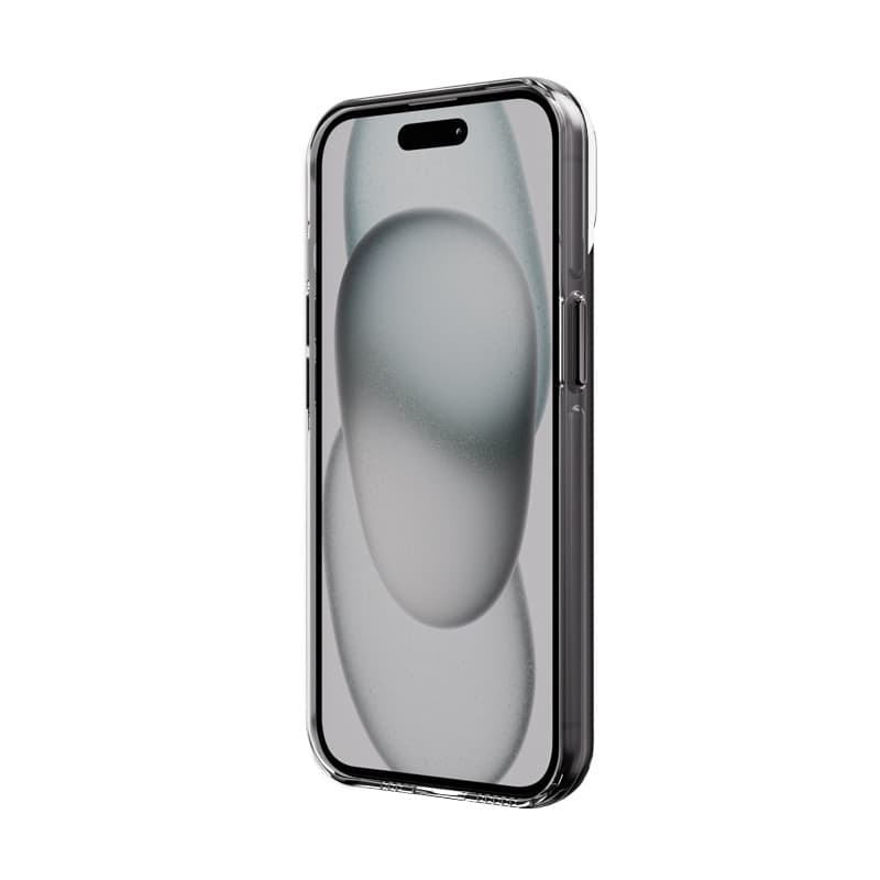 Crong Clear MAG Pro - Custodia MagSafe per iPhone 15 (Nero) - 6