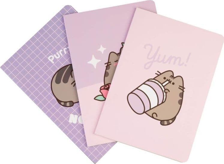 Pusheen - Set di quaderni A5 della collezione Moments, 3 pezzi. - 8