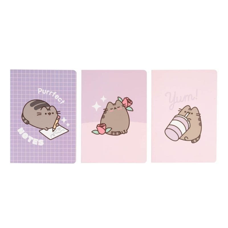 Pusheen - Set di quaderni A5 della collezione Moments, 3 pezzi. - 9