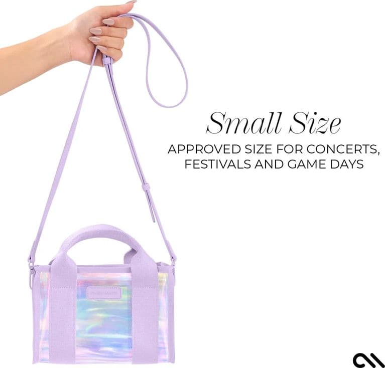 Case-Mate Micro Tote Bag - Waterproof Shoulder Bag (Soap Bubble) - 10