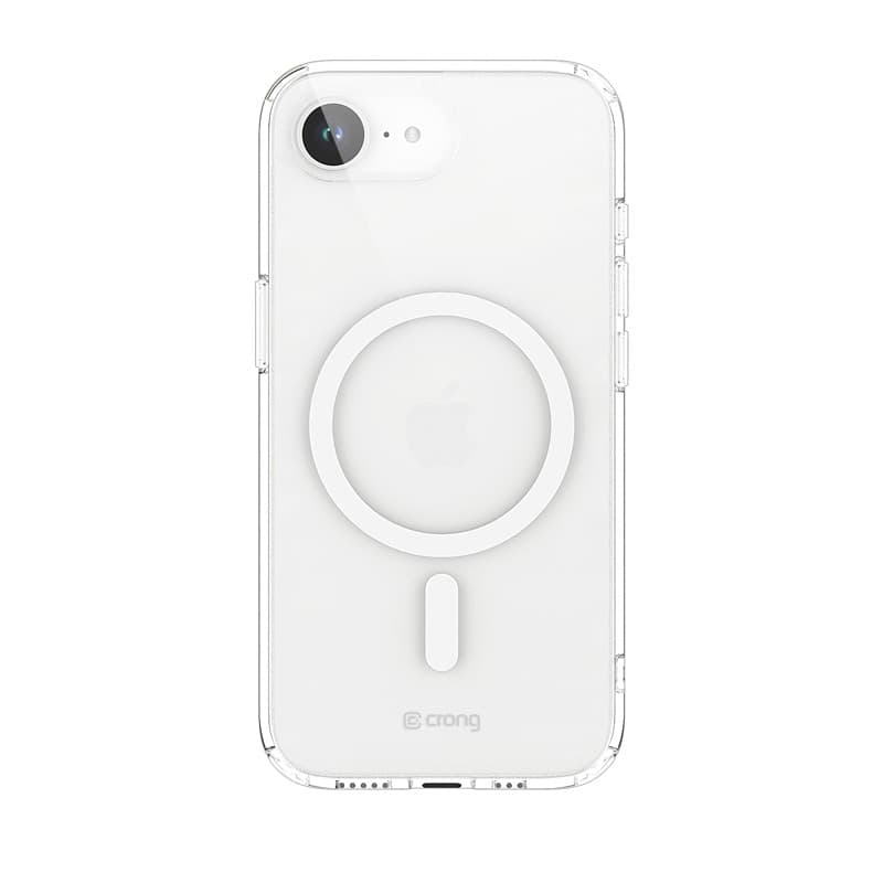 Crong Clear MAG Cover - Custodia MagSafe per iPhone 16e (trasparente) - 11