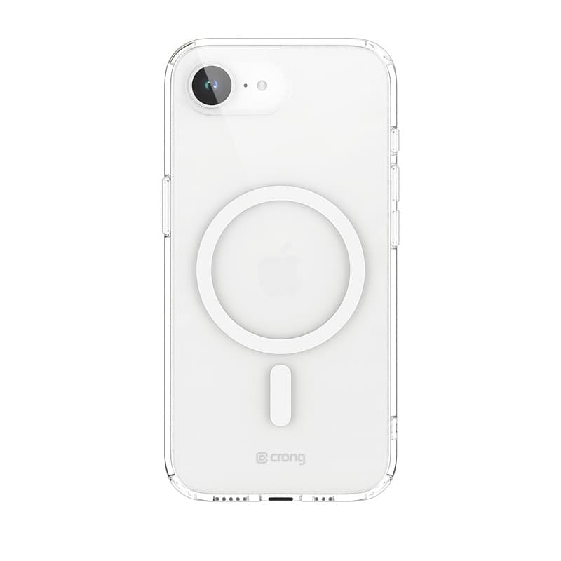 Crong Clear MAG Cover - Custodia MagSafe per iPhone 16e (trasparente) - 3
