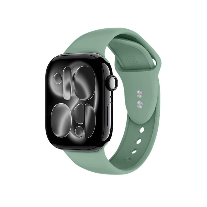 Crong Liquid - Cinturino per Apple Watch 38/40/41/42 mm (Salvia) - 13