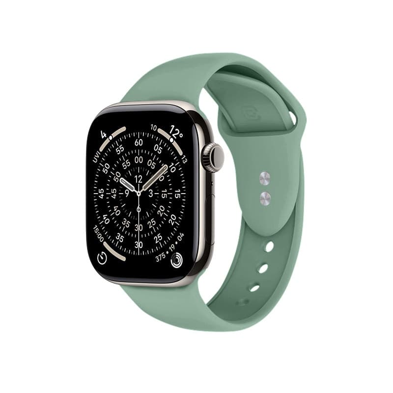 Crong Liquid - Cinturino per Apple Watch 38/40/41/42 mm (Salvia) - 6