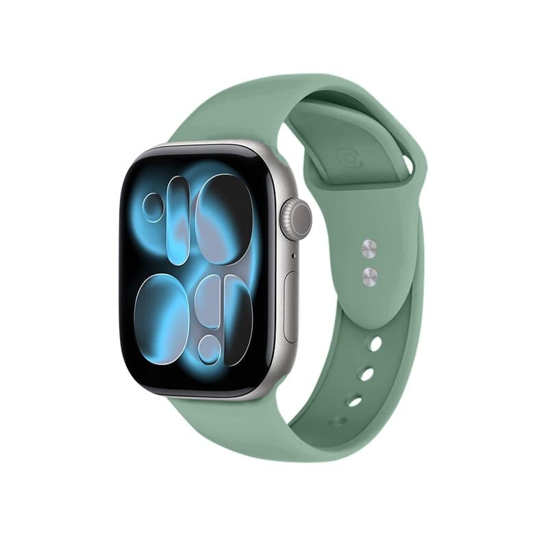 Crong Liquid - Cinturino per Apple Watch 38/40/41/42 mm (Salvia) - 9