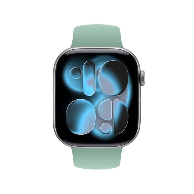 Crong Liquid - Cinturino per Apple Watch 38/40/41/42 mm (Salvia) - 10