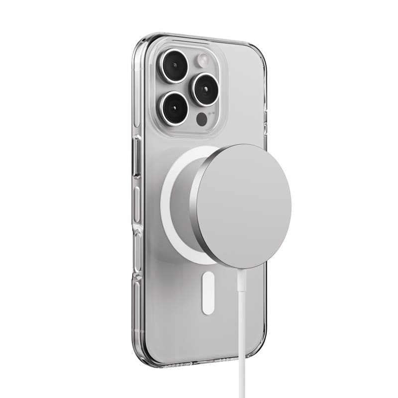 Crong Clear MAG Pro - Custodia MagSafe per iPhone 16 Pro (trasparente) - 9